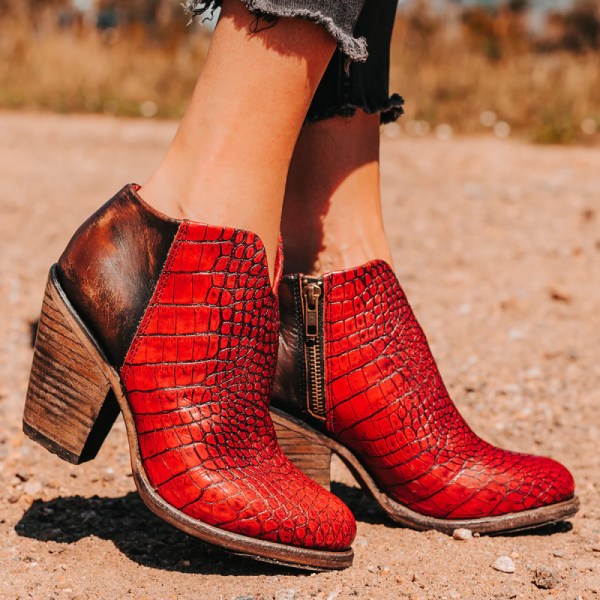 FREEBIRD | WOMEN'S DETROIT-RED CROCO - Click Image to Close