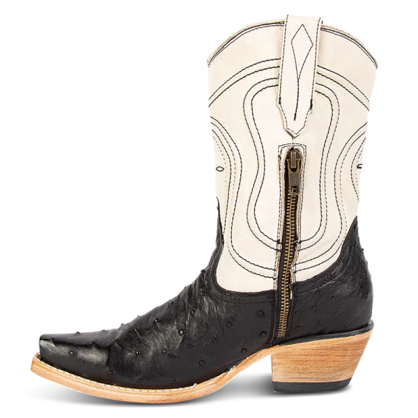 FREEBIRD | WOMEN'S WARRICK-BLACK OSTRICH MULTI