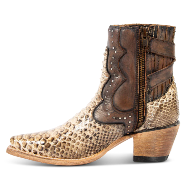 FREEBIRD | WOMEN'S MORGAN-BLACK/WHITE PYTHON